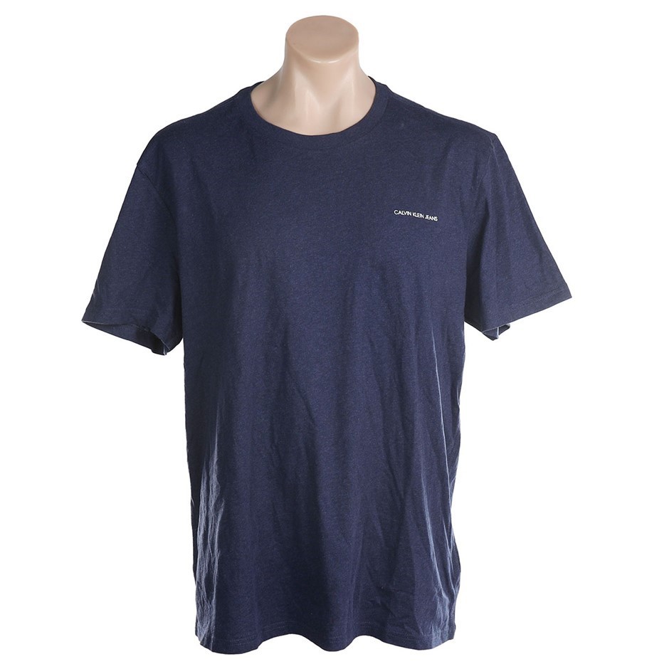 CALVIN KLEIN JEANS Men's T-Shirt, Size XL, Cotton, Navy. Buyers Note - Dis