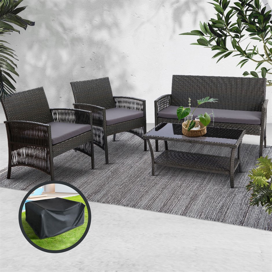 Gardeon Outdoor Furniture Dining Set Lou