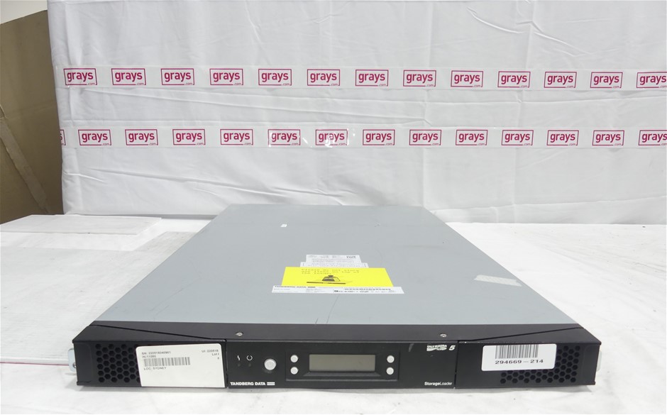 TANDBERG DATA 7812LTO Tape Library Auction (00332547925) Grays