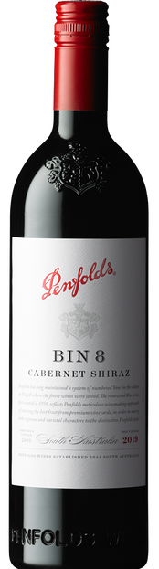 Penfolds Bin 8 Cabernet Shiraz 2019 (6x 