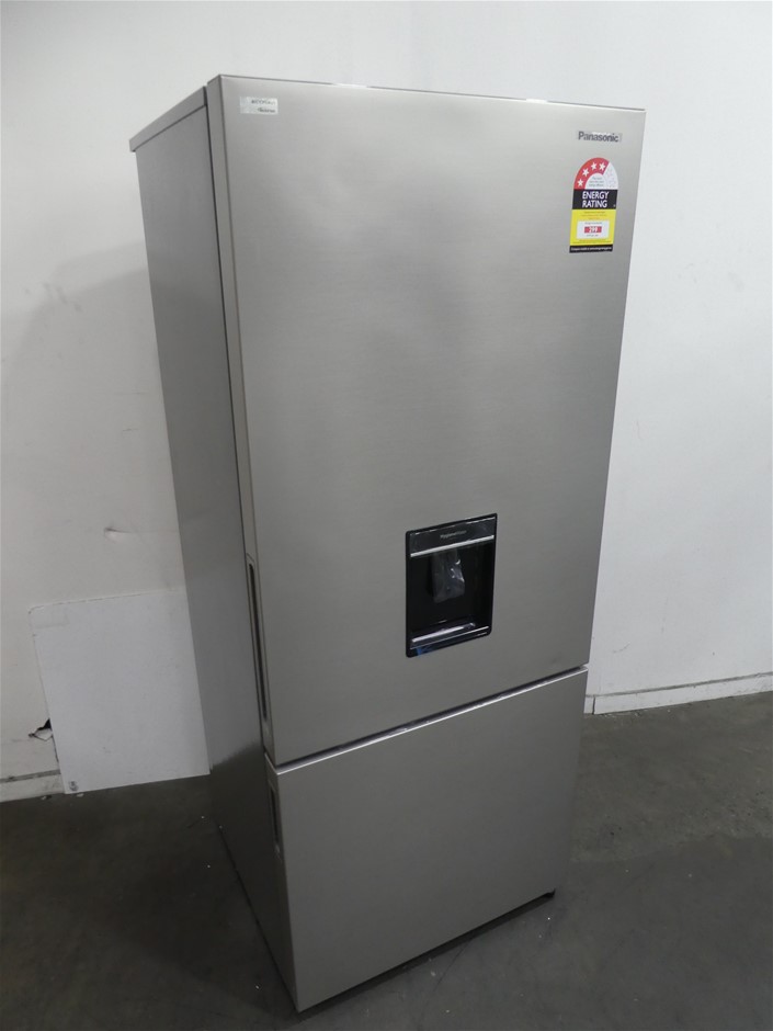 Panasonic 380L Full Flat Bottom Mount Fridge Silver (NRBX421BUSA