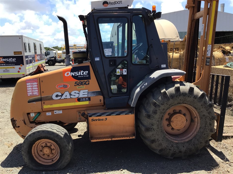 2012 Case 586G Forklift 2.7t 3.7m Diesel Rough Terrain (Mackay