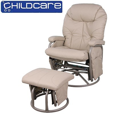 Childcare Glider and Ottoman - Rocking C