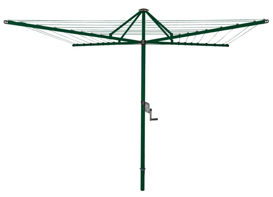 Daytek 58m (Head Size 3.6m) MK1 Rotary Clothesline Cottage Green