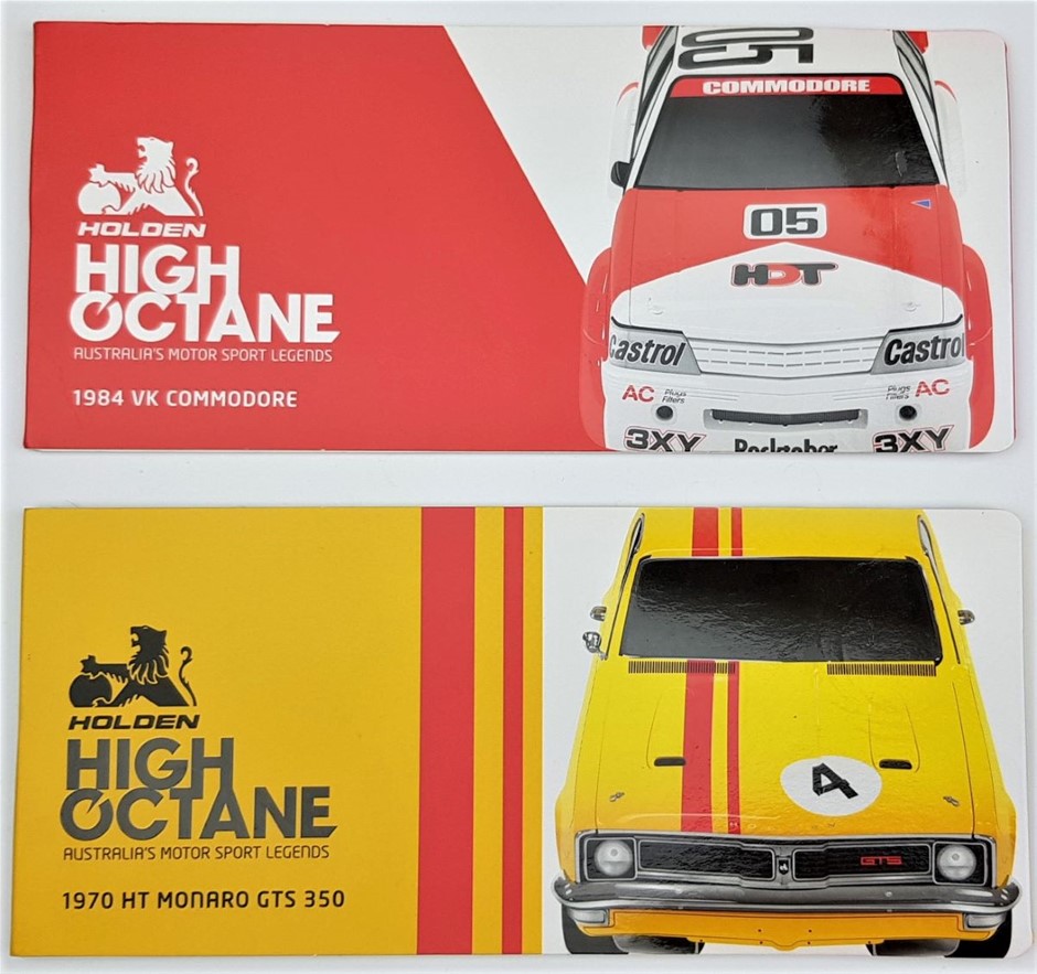 Holden VX Commodore & HT Monaro GTS 350 50c Unc coins in folder Auction ...