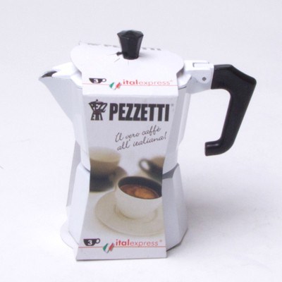Pezzetti Replacement Parts Kit For Italexpress 3-Cup Moka Pot – Funnel, Handle, Knob, Plug & Screw