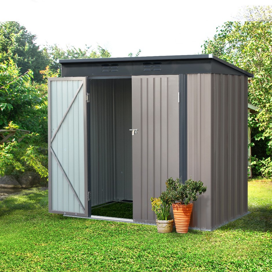 Keter Darwin 4' X 6' Outdoor Garden Tool Storage Shed W/, 50% OFF