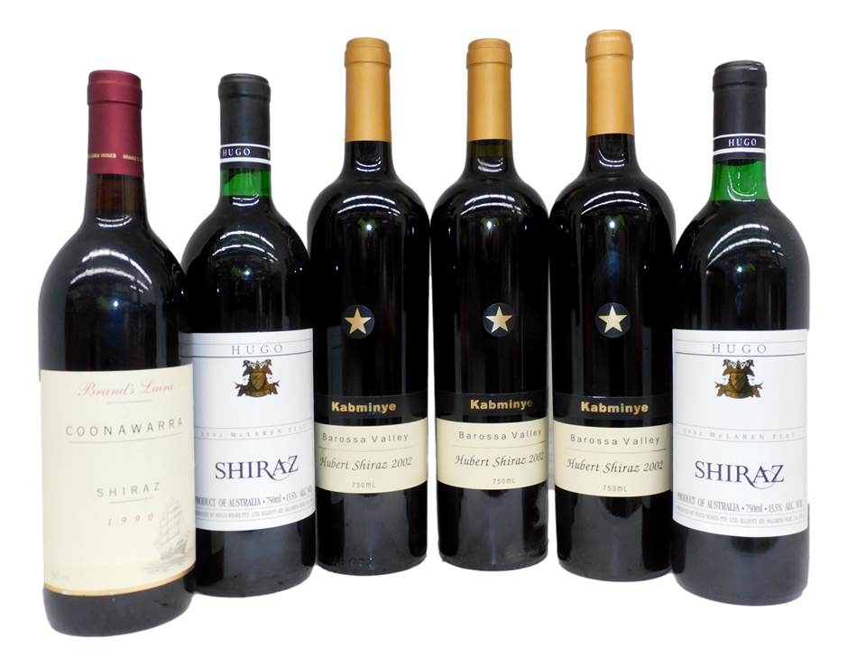 Pack of Assorted Shiraz (6x 750mL) Auction (012010717002) Grays