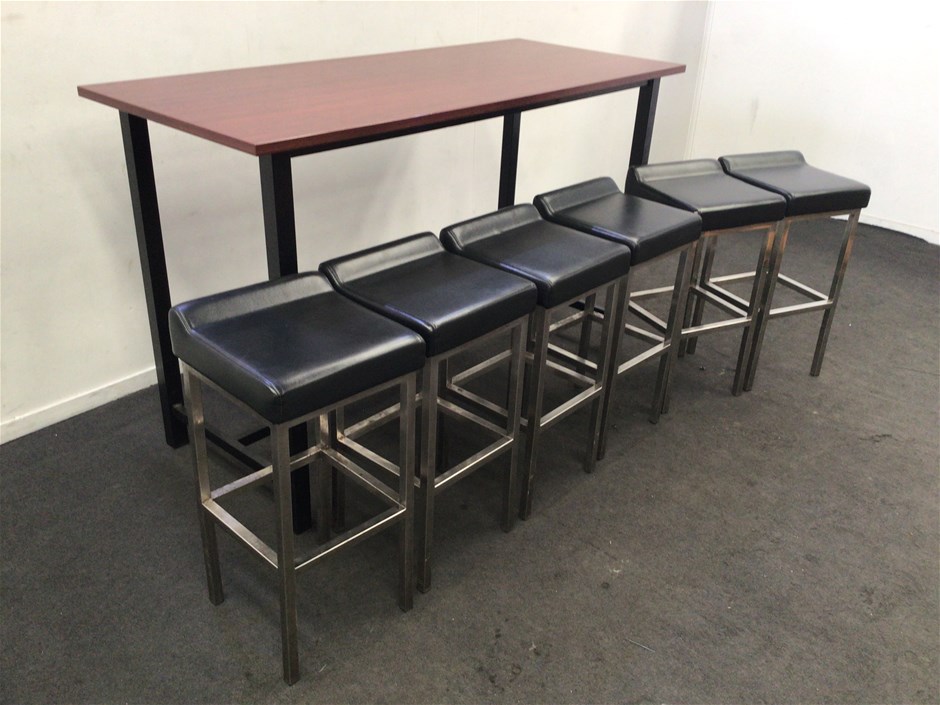 Bar Stool Table & Bar Stools Auction (00067042614) Grays Australia