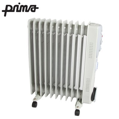 Buy Prima 2400W 11-Fin Oil Column Heater with 3 Heat Settings - Grey |  Grays Australia