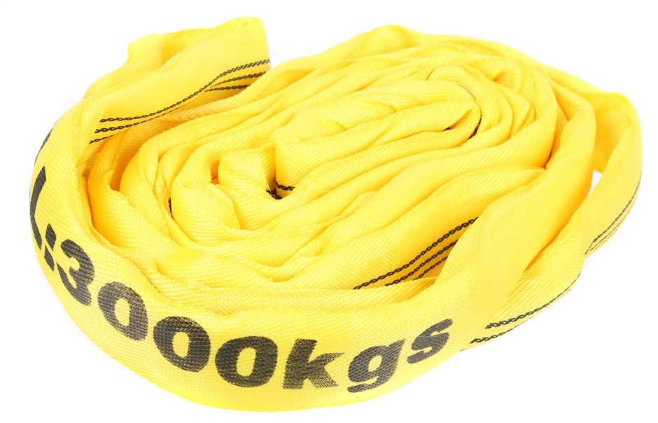 2 x Round Lifting Slings, WLL 3000kg x 2.5M (With Test Cert).