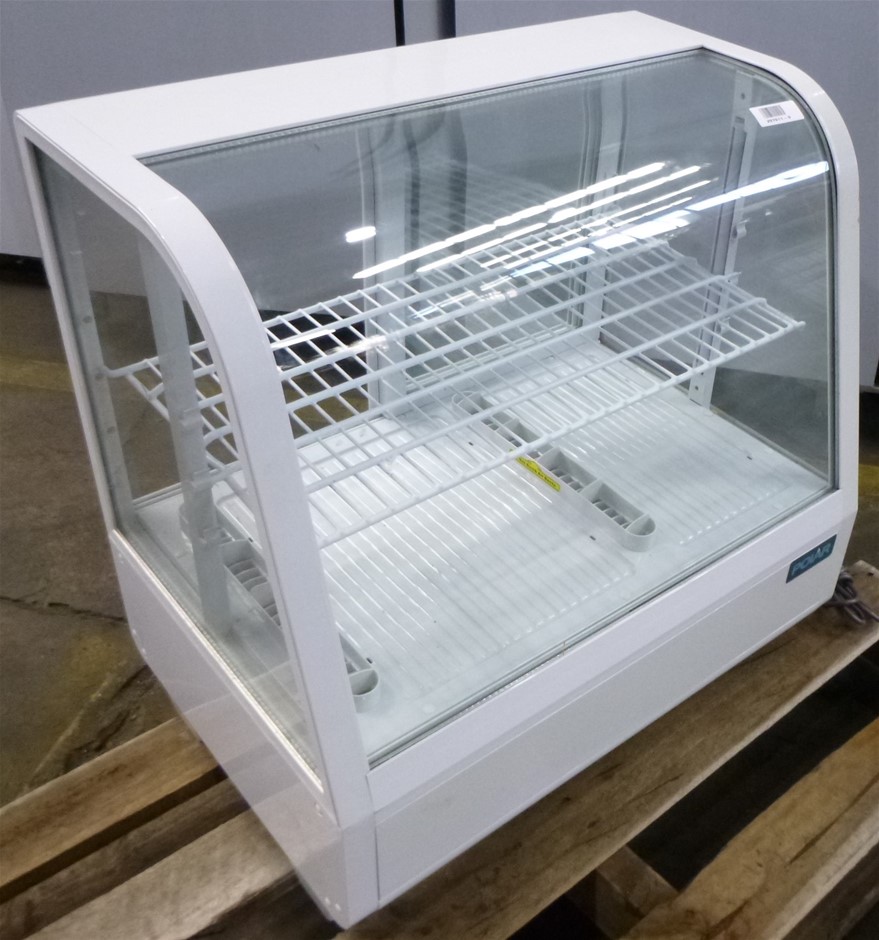 Polar CC66-A-03 Countertop Curved Glass Food Display Fridge Auction ...