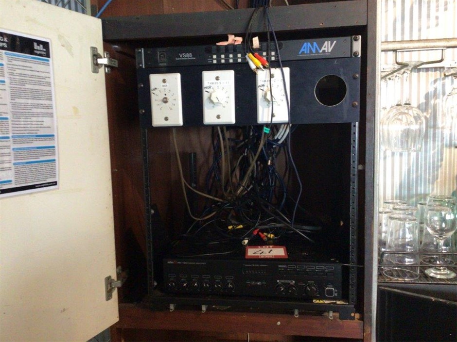 Inter M PA-120 Amplifier in Rack Auction (0040-7042481) | Grays Australia