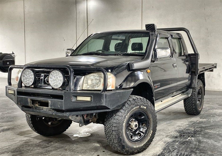 2005 Nissan Navara STR 4X4 DOUBLE CAB D22 Turbo Diesel Manual Dual Cab Auction (000120069099