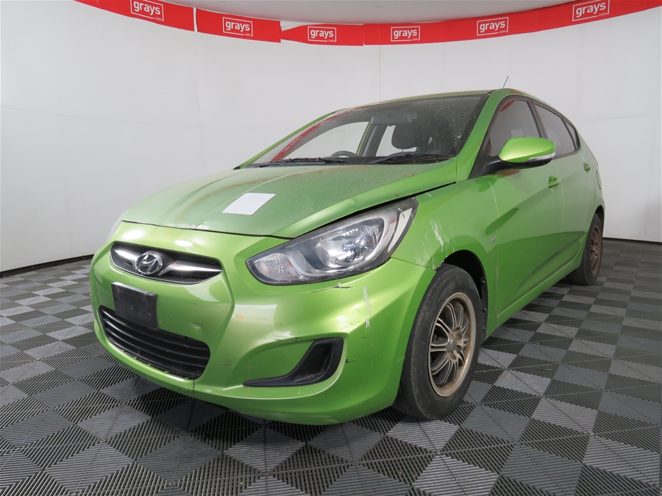 2012 Hyundai Accent Active RB Automatic Hatchback Auction (0001 ...