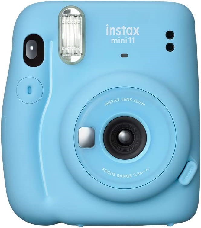 FUJIFILM Instax Mini 11 Instant Camera, Sky Blue. NB: Minor Used Item & Has