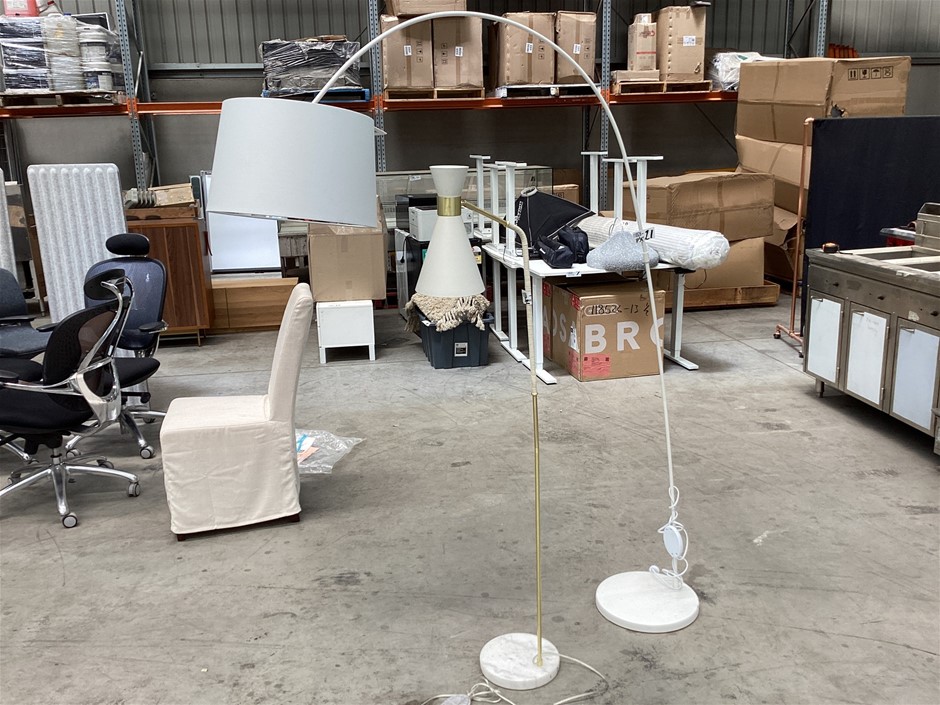 2 x Pedestal Lamps Auction (00213024836) Grays Australia