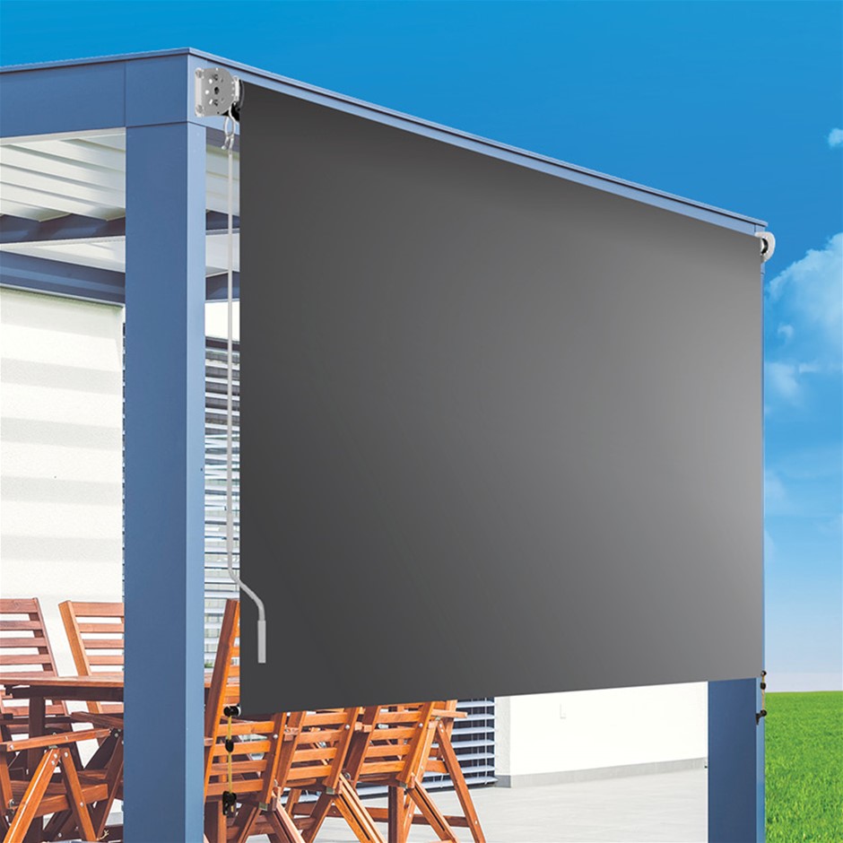 Retractable Straight Drop Roll Down Awni