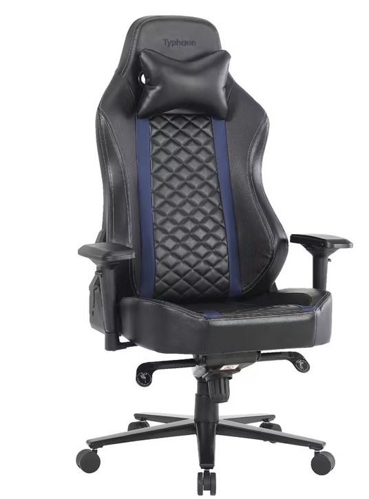 Typhoon Prime Gaming Chair Blue-Black Auction (0009-2187228) | Grays ...