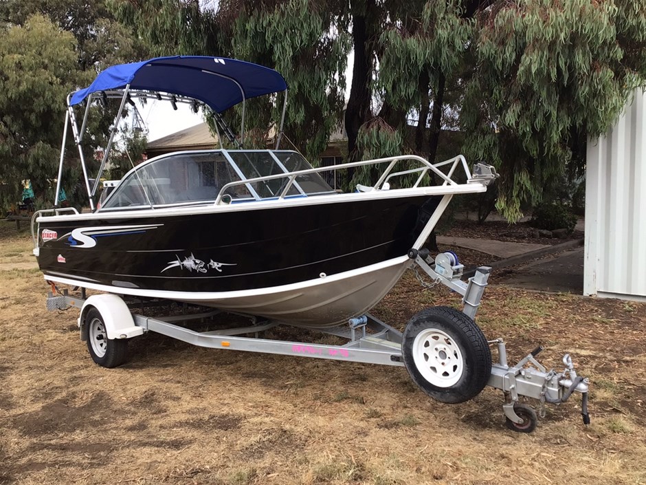 <p>Stacer Aluminium Boat and Trailer </p>