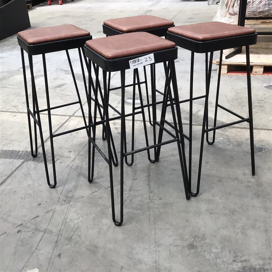 4 x Bar Stools Auction (00313024527) Grays Australia