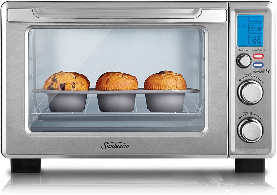 SUNBEAM BT7100 Digital Mini Electric Toaster Oven, Capacity 22L, 1700W