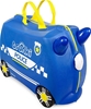 TRUNKI Children's Ride-On Suitcase Percy Police Car, Blue.