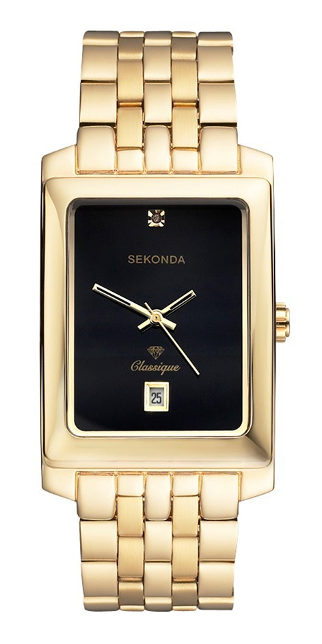 Sekonda Mens Swarovski Watch - 3835