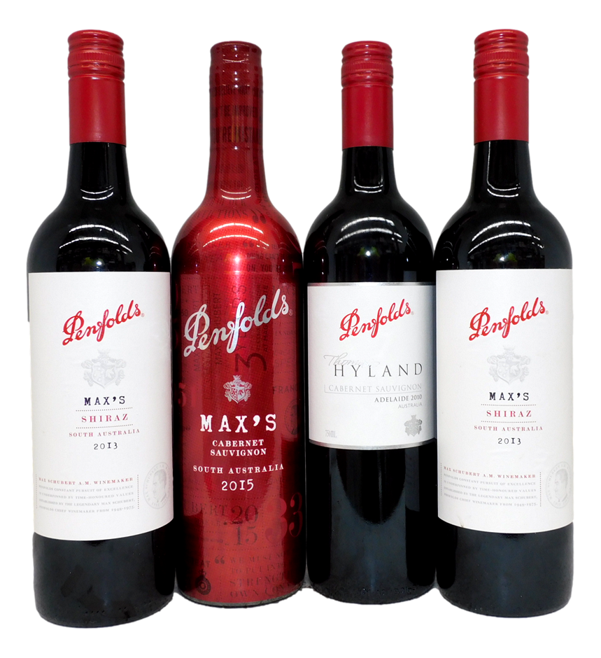 Pack of Assorted Penfolds Wine (4x 750mL) Auction (004110719441
