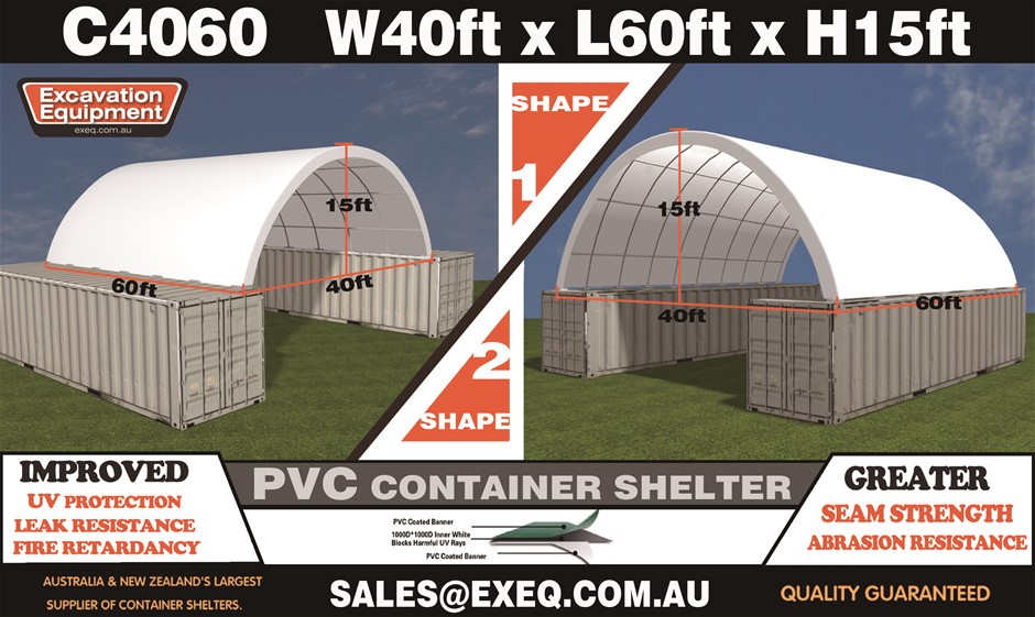 Unused Container Shelters - Toowoomba