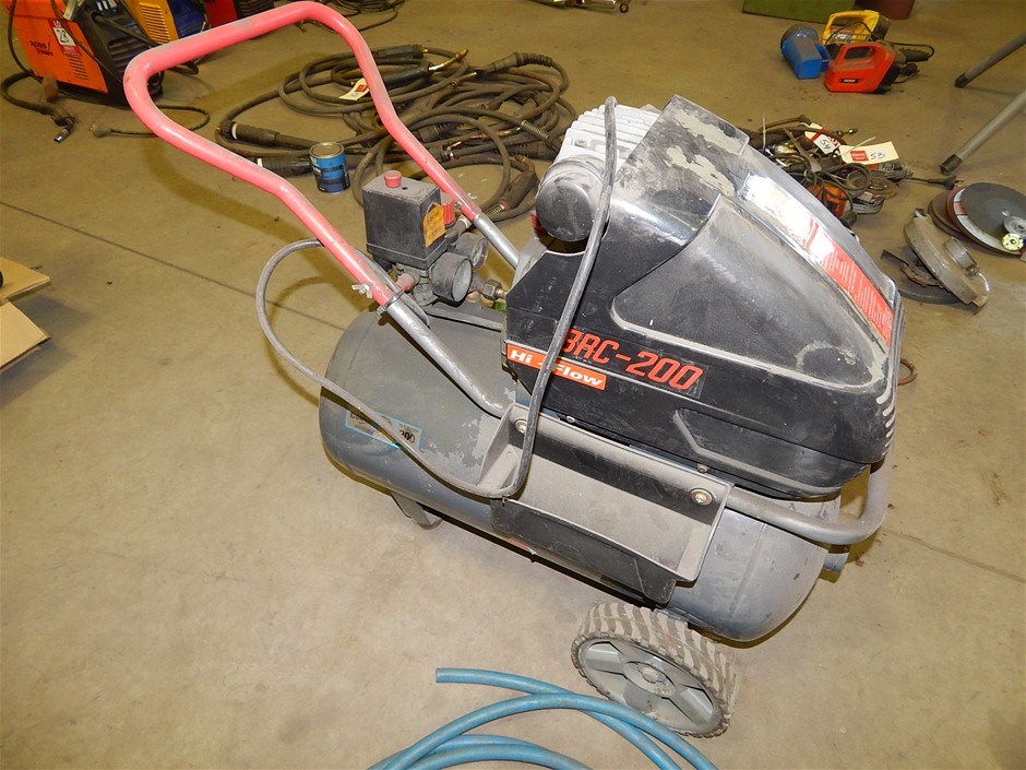 Air compressor, Blackridge, model BRC200, 200 litres per min, single cyli Auction (0016