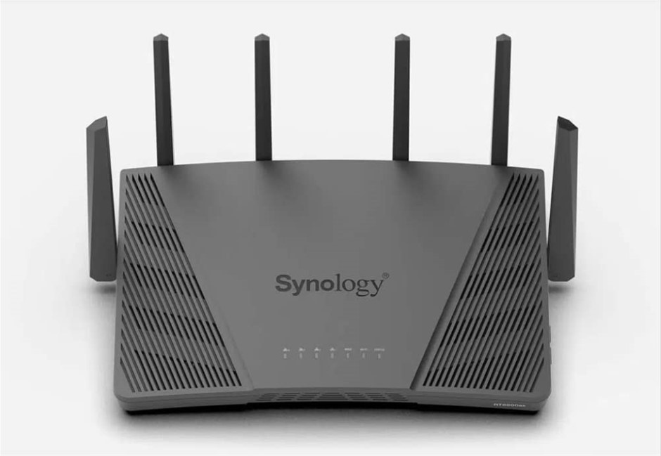 SYNOLOGY RT6600ax Tri-Band Wi-Fi 6 Router, Quad-Core 1.8 GHz, Black. RRP: $