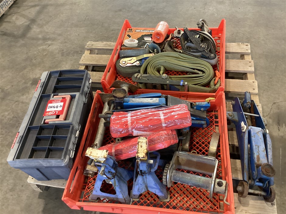 Soft Slings, Qty x 2, 4WD Recovery Strap And Assorted Car Parts Auction