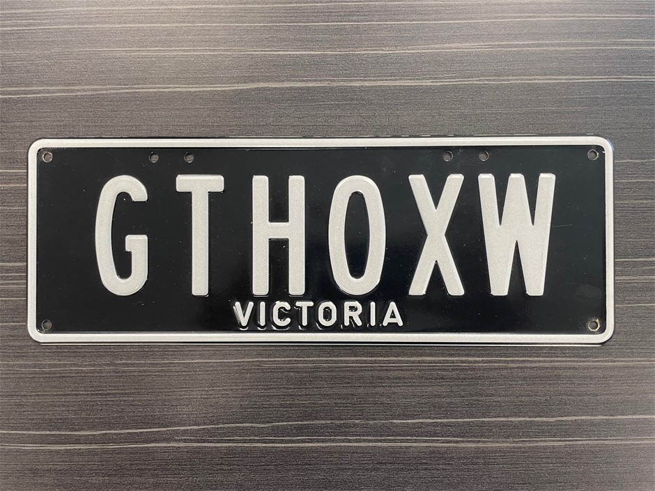 GTHOXW (VIC Number Plates)