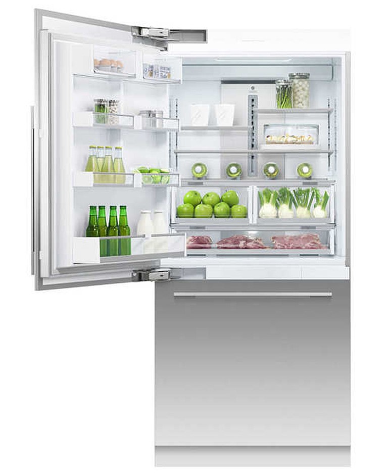 Fisher & Paykel RS9120WLJ1 477L Integrated ActiveSmart Bottom Mount ...