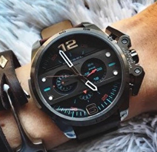 Diesel Ironside Gunmetal Men’s Quartz Watch. Auction (00132550581) Grays Australia