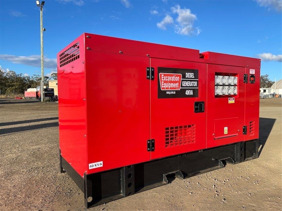 Unused Silenced Diesel Generators - Perth