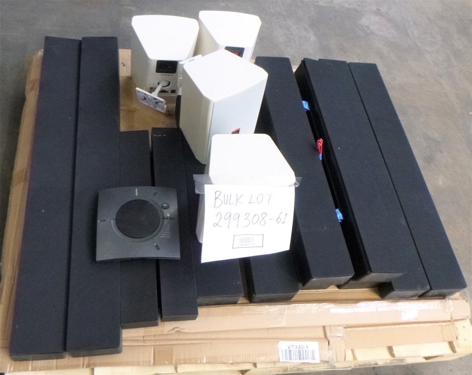 Bulk Lot Of Assorted Speakers Auction (01305052788) Grays Australia
