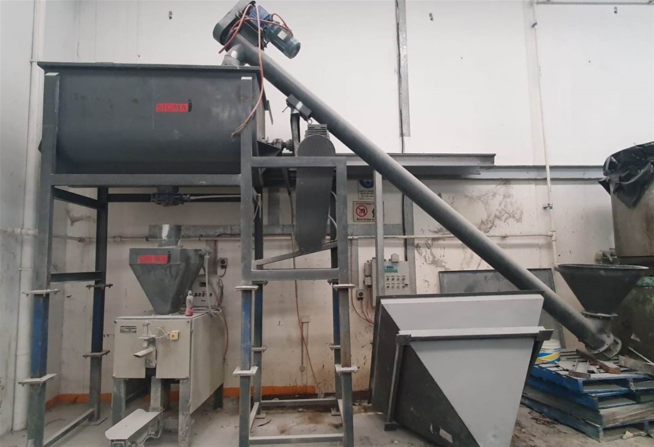 Powder Mixing and Filling Plant