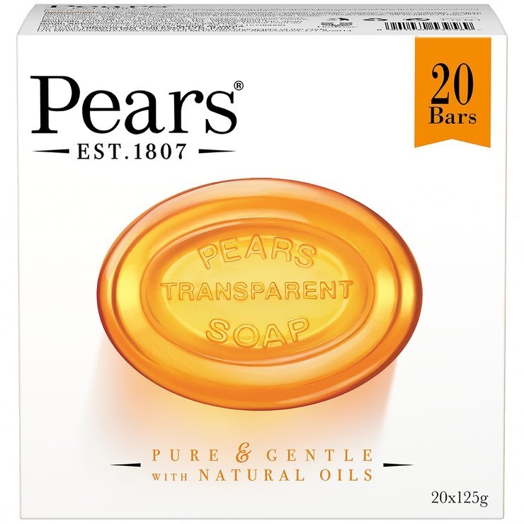 17 x PEARS Transparent Soap Bar, 125g.
