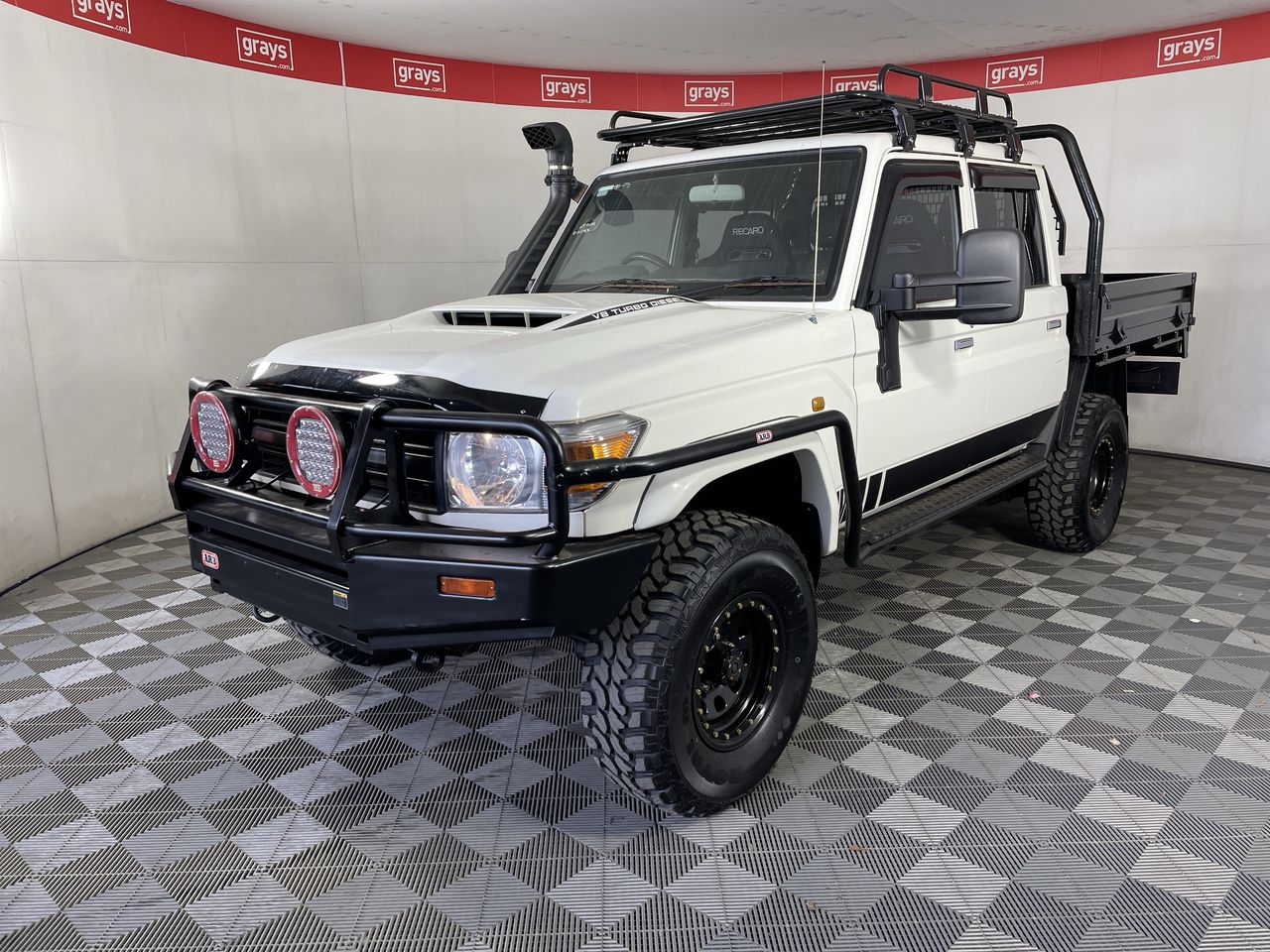 2018 Toyota Landcruiser Workmate VDJ79R T/D Manual Crew Cab Chassis ...