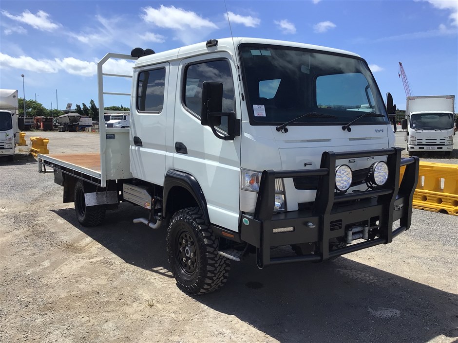 <p>2021 Mitsubishi TF Canter 4 x 4 Tray Body Truck</p>