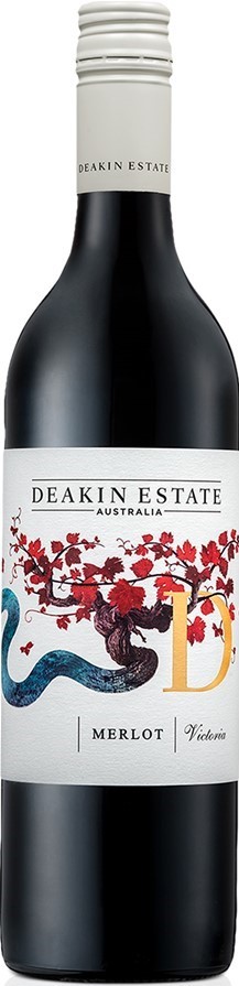 Deakin Estate Merlot 2021 (12x 750mL).