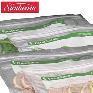 12 x 3.78L Sunbeam FoodSaver Zipper Bags