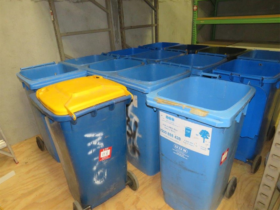 Qty, 240 Litre, Otto Style, Bins Auction (01135052079) Grays Australia