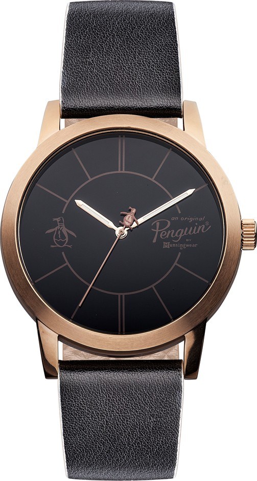 Original Penguin Nathan Mens Leather Wat