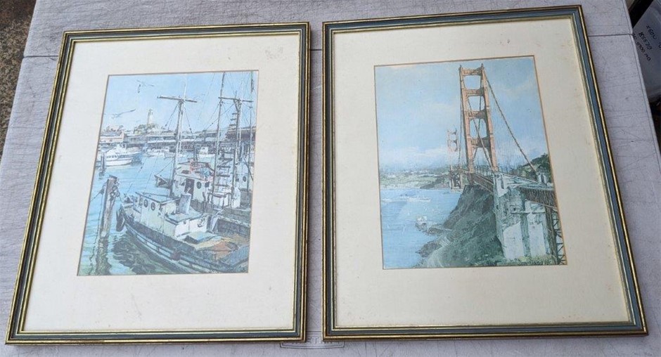 2 x Vintage Don Davey Prints - DELIVERY AVAILABLE Auction (0063-5052379 ...