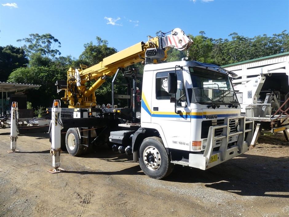 1994 Volvo FL 7 Crane Truck Auction (00565052436) Grays Australia