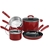 Raco Simply Red 6 Piece Non-Stick Cookware Set