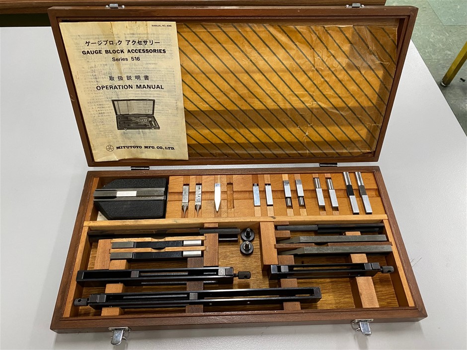 Mitutoyo Gauge Block Accessory Set Auction (05363025023) Grays Australia